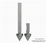 Measuring point for digital caliper for hole center distance 300 mm